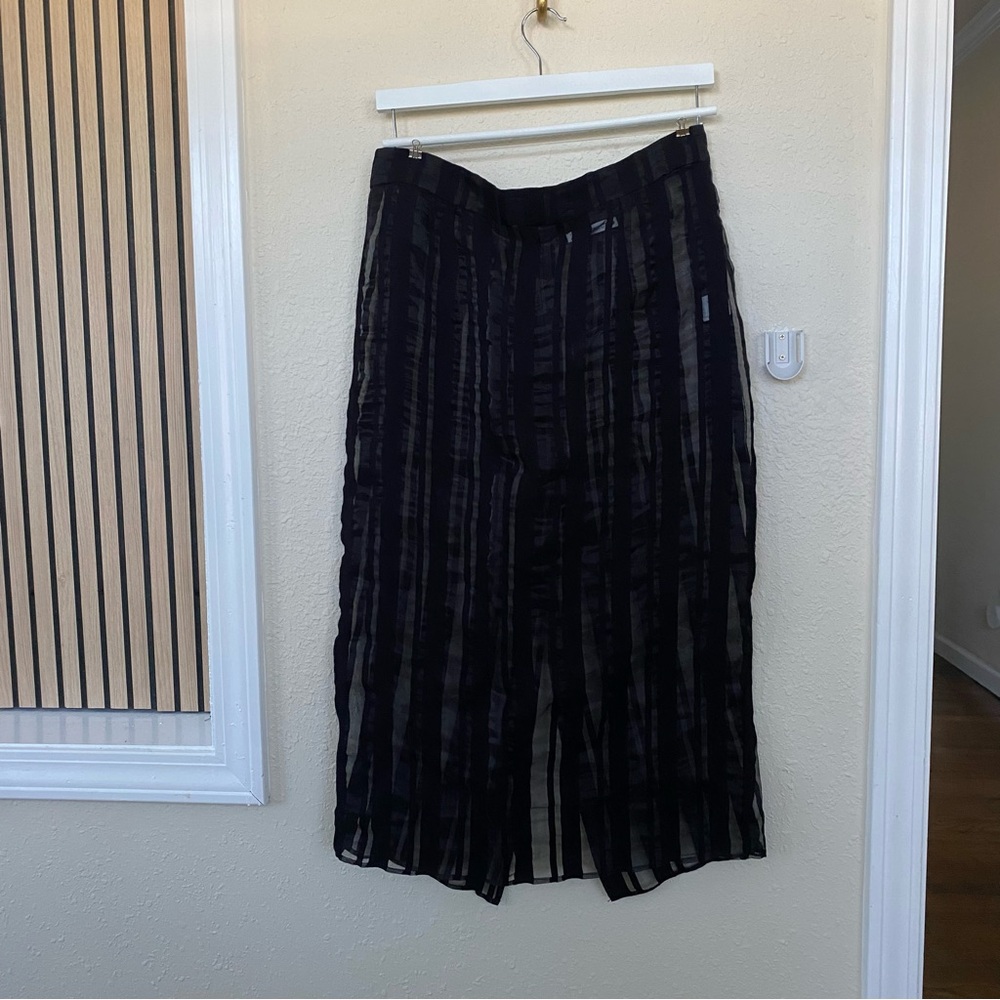 Zara Black Sheer Midi skirt - Picture 3 of 5